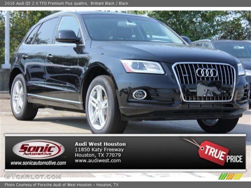 Brilliant Black / Black 2016 Audi Q5 2.0 TFSI Premium Plus quattro