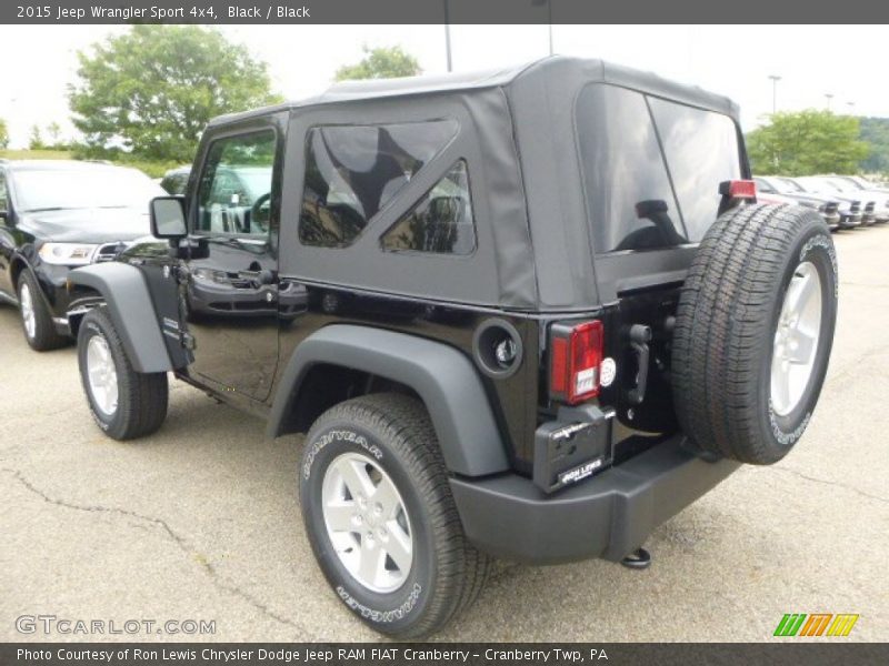Black / Black 2015 Jeep Wrangler Sport 4x4
