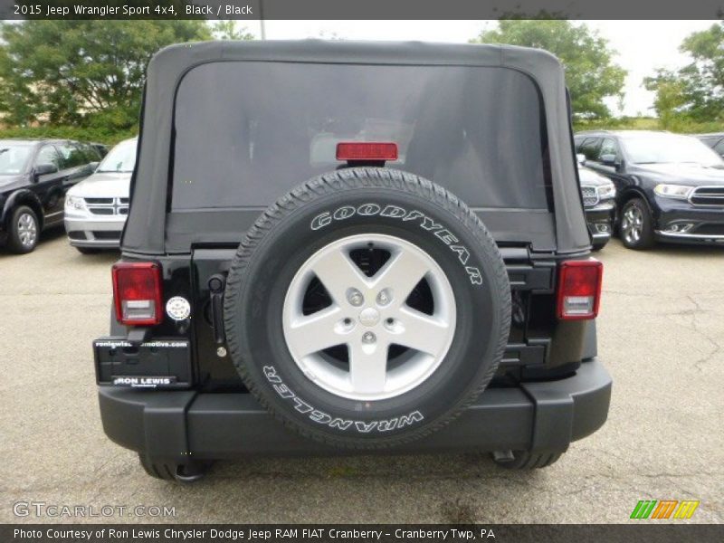 Black / Black 2015 Jeep Wrangler Sport 4x4