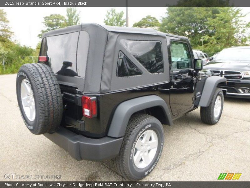 Black / Black 2015 Jeep Wrangler Sport 4x4