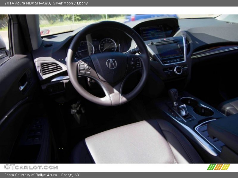 Silver Moon / Ebony 2014 Acura MDX SH-AWD