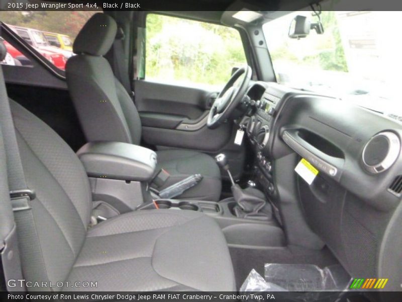 Black / Black 2015 Jeep Wrangler Sport 4x4