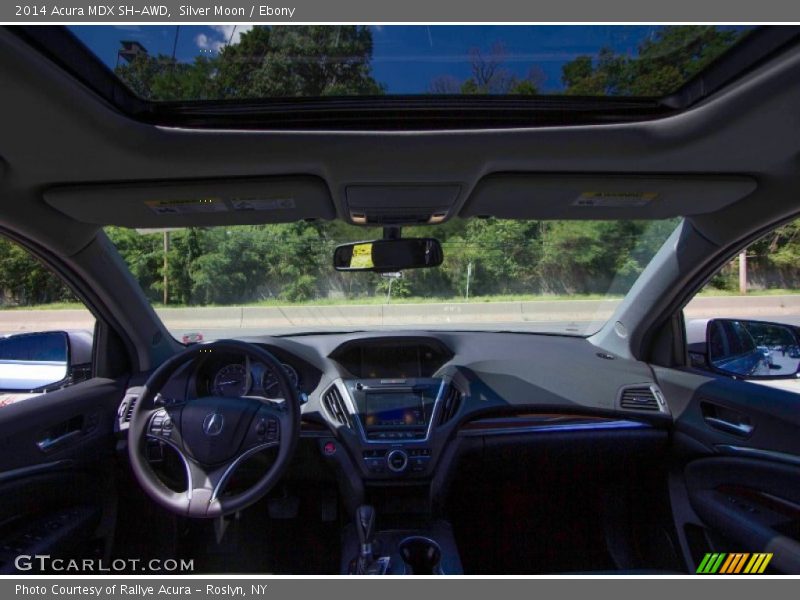 Silver Moon / Ebony 2014 Acura MDX SH-AWD