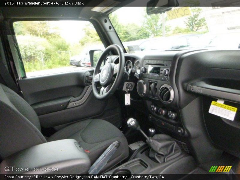 Black / Black 2015 Jeep Wrangler Sport 4x4