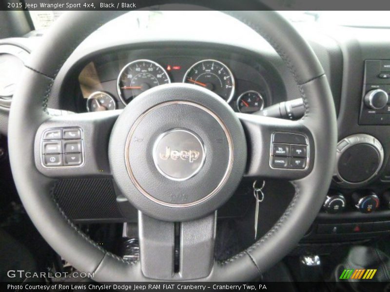 Black / Black 2015 Jeep Wrangler Sport 4x4