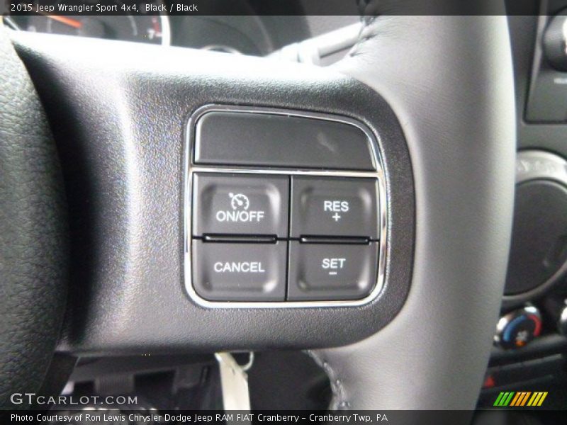 Black / Black 2015 Jeep Wrangler Sport 4x4
