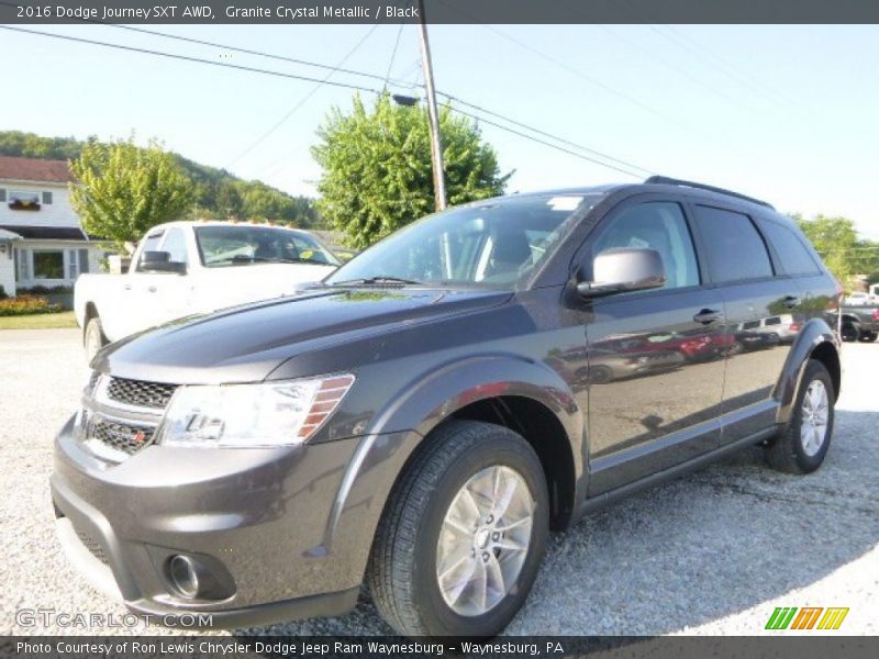 Granite Crystal Metallic / Black 2016 Dodge Journey SXT AWD