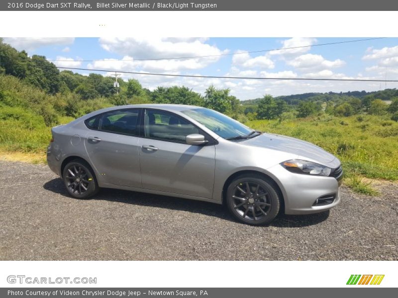 Billet Silver Metallic / Black/Light Tungsten 2016 Dodge Dart SXT Rallye