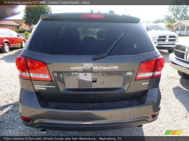 Granite Crystal Metallic / Black 2016 Dodge Journey SXT AWD