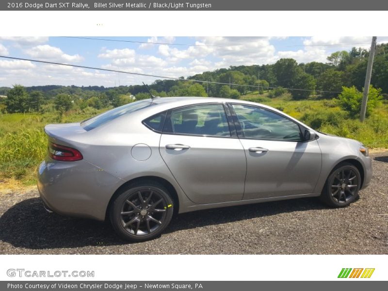 Billet Silver Metallic / Black/Light Tungsten 2016 Dodge Dart SXT Rallye