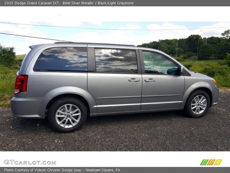 Billet Silver Metallic / Black/Light Graystone 2015 Dodge Grand Caravan SXT