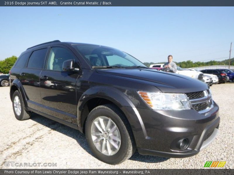 Granite Crystal Metallic / Black 2016 Dodge Journey SXT AWD