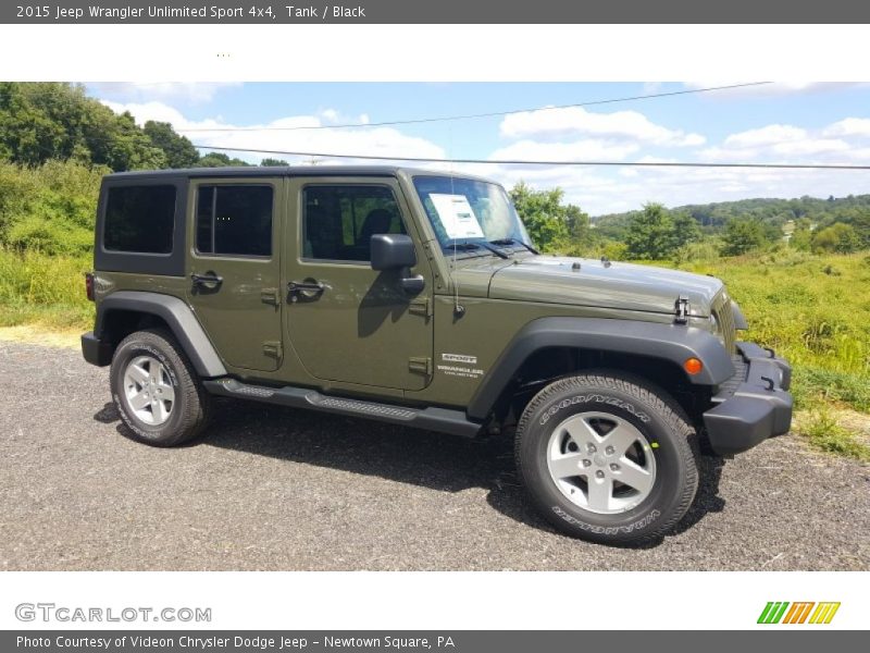 Tank / Black 2015 Jeep Wrangler Unlimited Sport 4x4