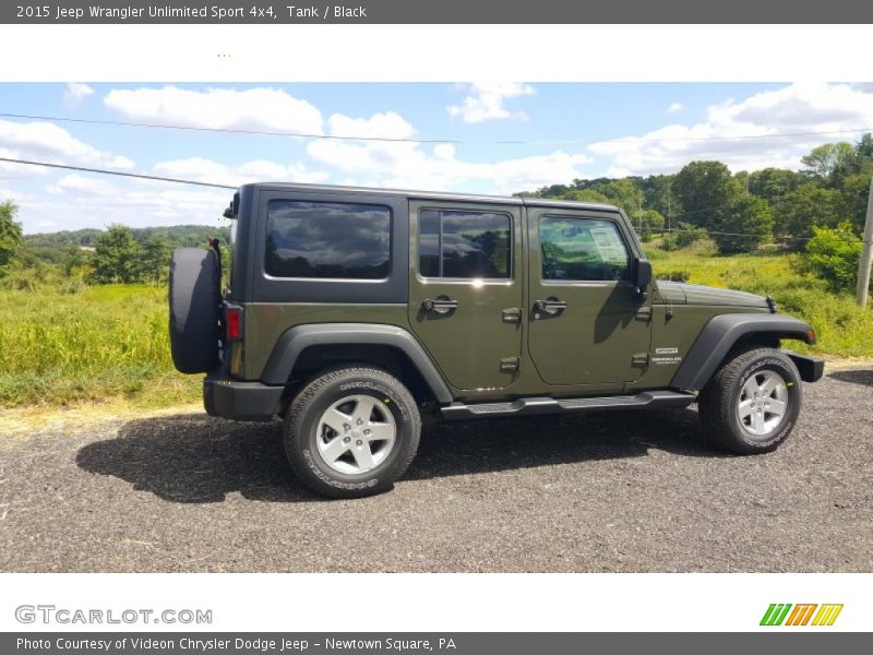 Tank / Black 2015 Jeep Wrangler Unlimited Sport 4x4