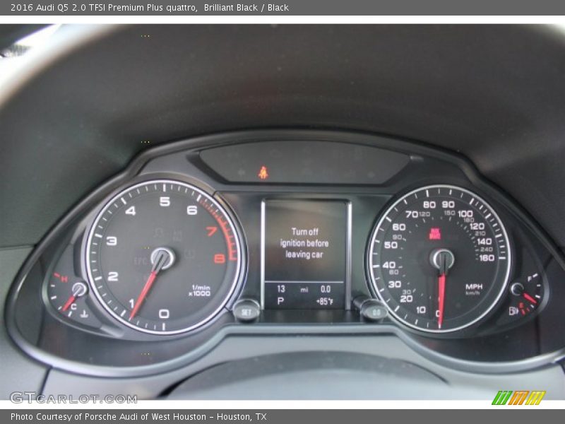 Brilliant Black / Black 2016 Audi Q5 2.0 TFSI Premium Plus quattro