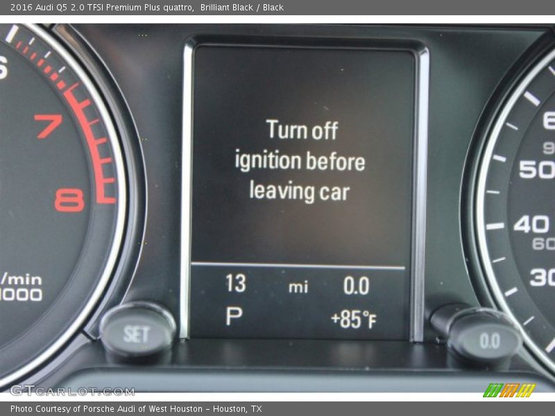 Brilliant Black / Black 2016 Audi Q5 2.0 TFSI Premium Plus quattro