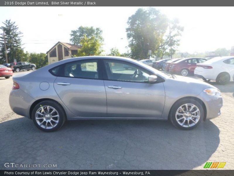 Billet Silver Metallic / Black 2016 Dodge Dart Limited