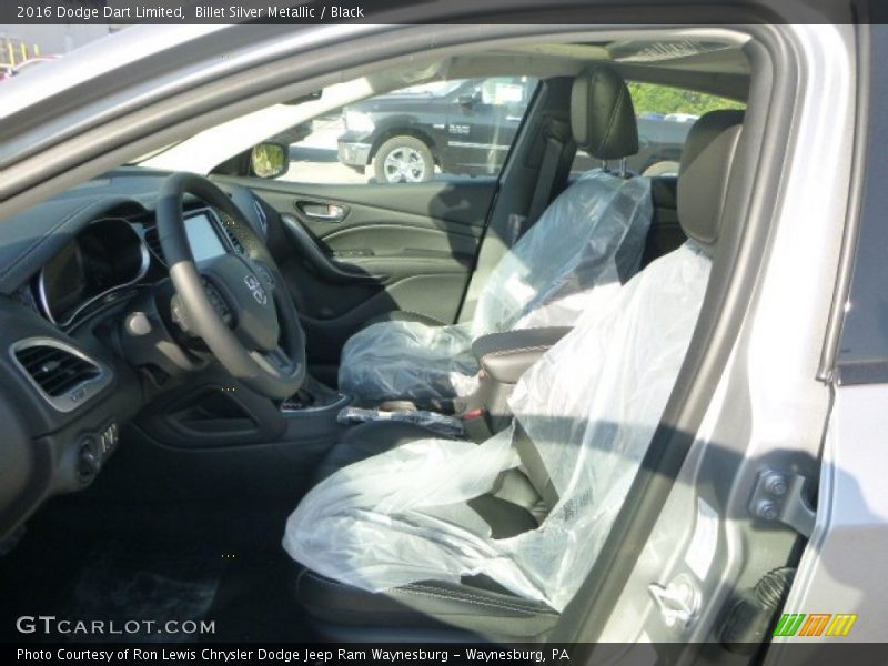 Billet Silver Metallic / Black 2016 Dodge Dart Limited