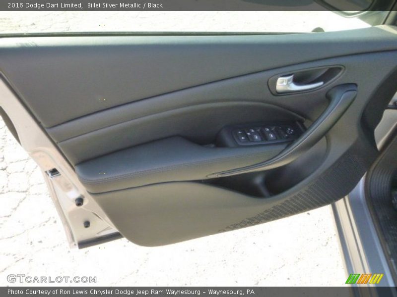 Billet Silver Metallic / Black 2016 Dodge Dart Limited