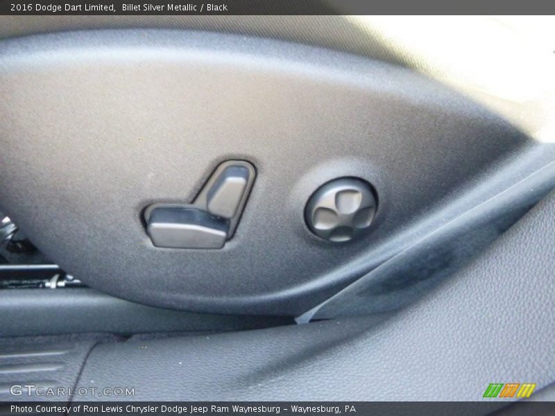 Billet Silver Metallic / Black 2016 Dodge Dart Limited
