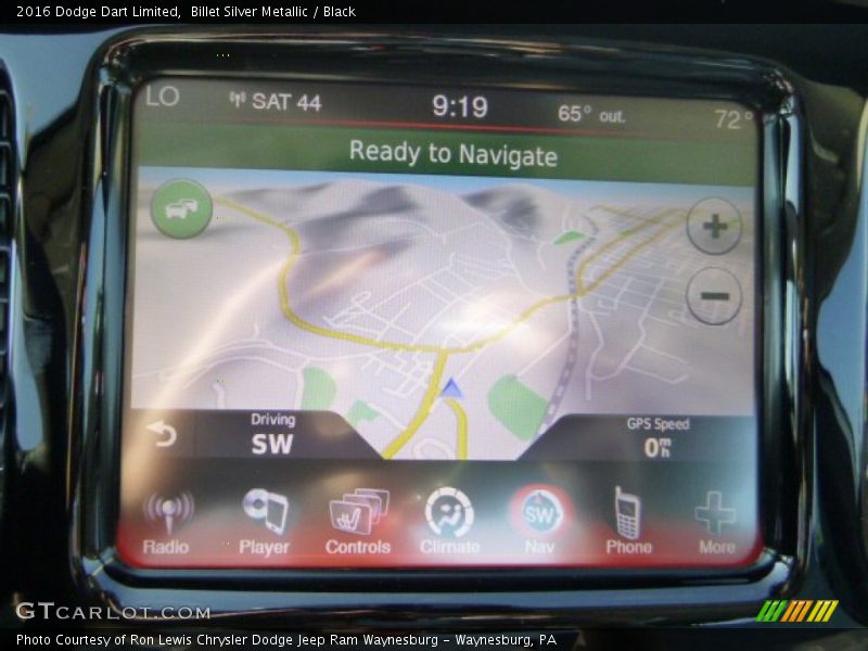 Billet Silver Metallic / Black 2016 Dodge Dart Limited