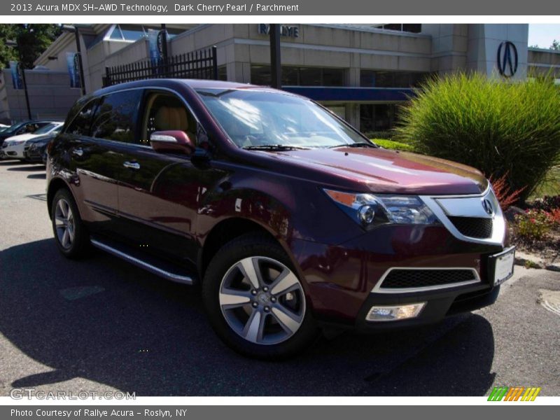 Dark Cherry Pearl / Parchment 2013 Acura MDX SH-AWD Technology