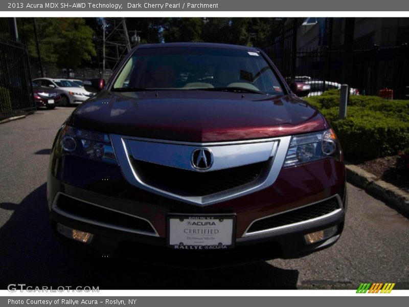 Dark Cherry Pearl / Parchment 2013 Acura MDX SH-AWD Technology