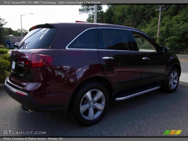 Dark Cherry Pearl / Parchment 2013 Acura MDX SH-AWD Technology