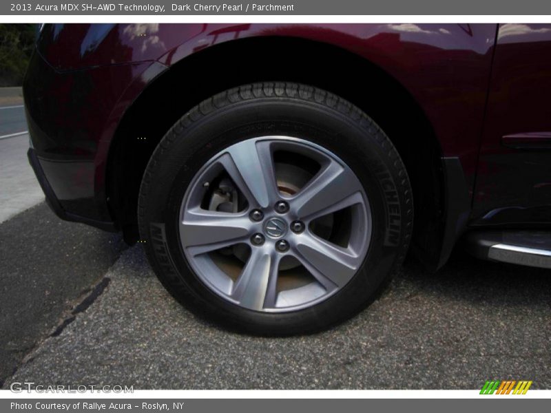 Dark Cherry Pearl / Parchment 2013 Acura MDX SH-AWD Technology