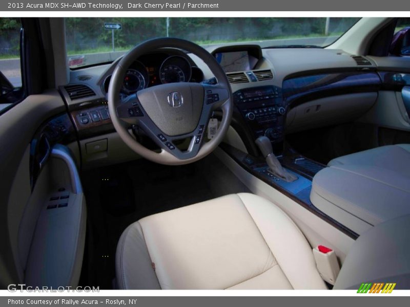 Dark Cherry Pearl / Parchment 2013 Acura MDX SH-AWD Technology