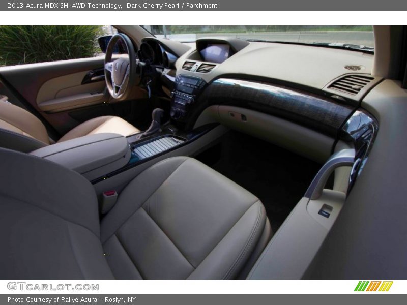 Dark Cherry Pearl / Parchment 2013 Acura MDX SH-AWD Technology