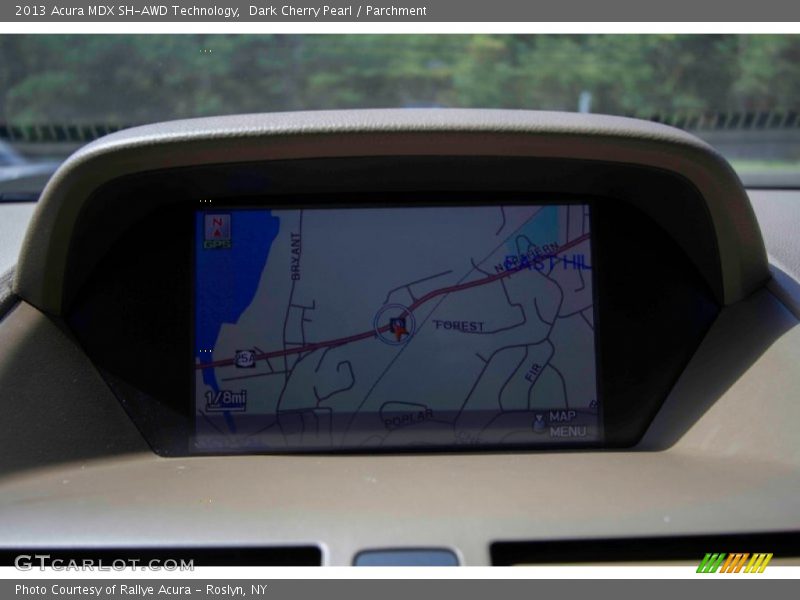 Dark Cherry Pearl / Parchment 2013 Acura MDX SH-AWD Technology