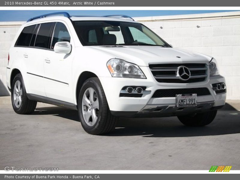 Arctic White / Cashmere 2010 Mercedes-Benz GL 450 4Matic