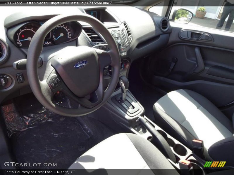  2016 Fiesta S Sedan Charcoal Black Interior