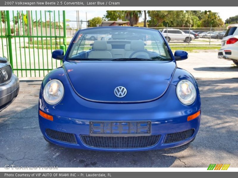 Laser Blue / Cream 2007 Volkswagen New Beetle 2.5 Convertible