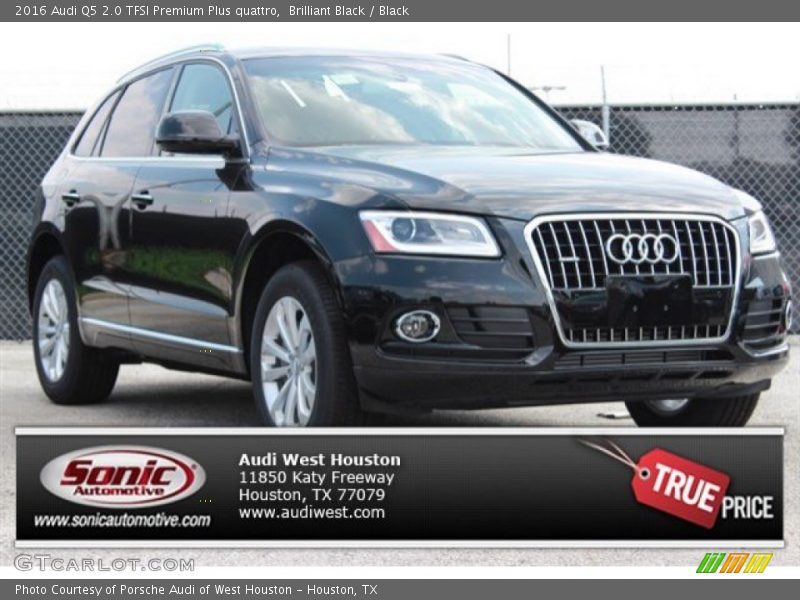 Brilliant Black / Black 2016 Audi Q5 2.0 TFSI Premium Plus quattro