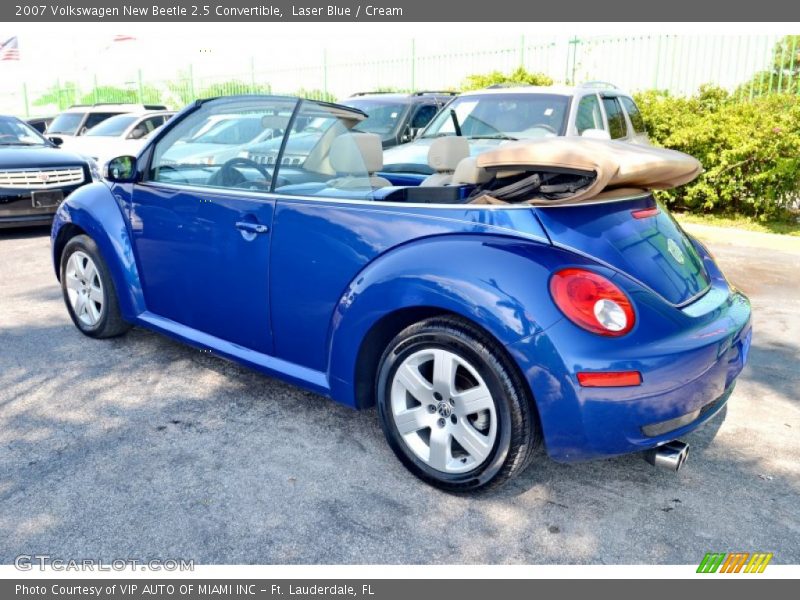 Laser Blue / Cream 2007 Volkswagen New Beetle 2.5 Convertible