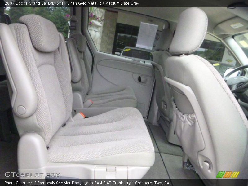 Linen Gold Metallic / Medium Slate Gray 2007 Dodge Grand Caravan SXT