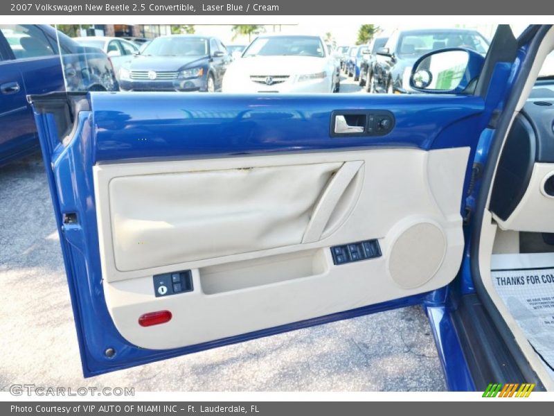 Laser Blue / Cream 2007 Volkswagen New Beetle 2.5 Convertible