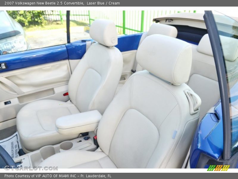 Laser Blue / Cream 2007 Volkswagen New Beetle 2.5 Convertible