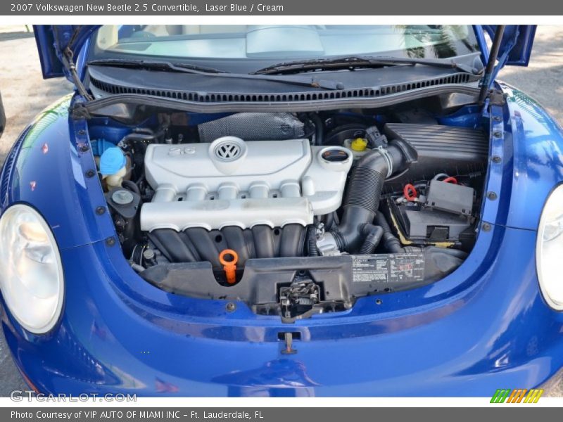 Laser Blue / Cream 2007 Volkswagen New Beetle 2.5 Convertible