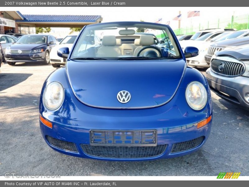 Laser Blue / Cream 2007 Volkswagen New Beetle 2.5 Convertible