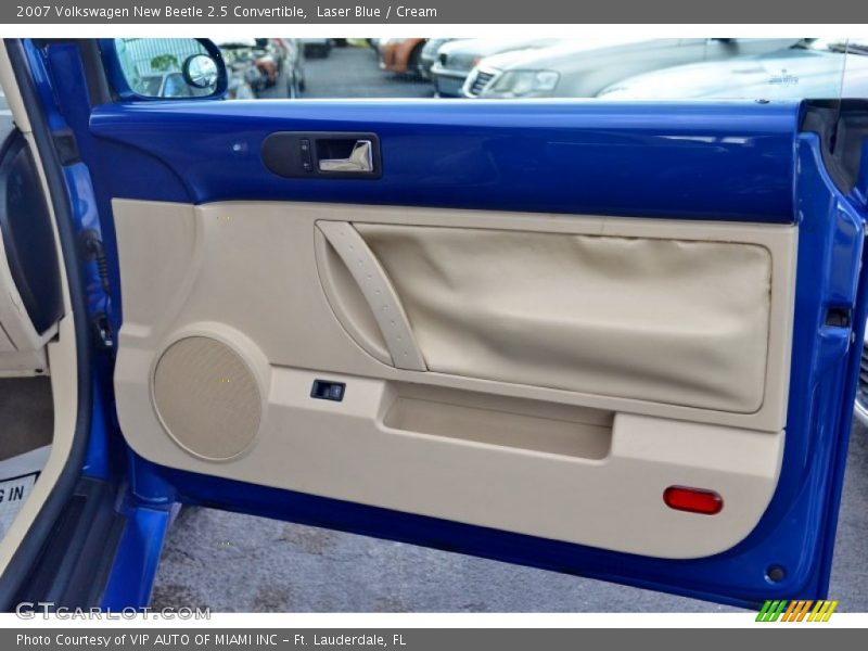 Laser Blue / Cream 2007 Volkswagen New Beetle 2.5 Convertible
