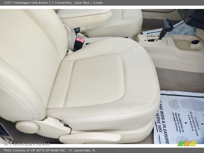Laser Blue / Cream 2007 Volkswagen New Beetle 2.5 Convertible