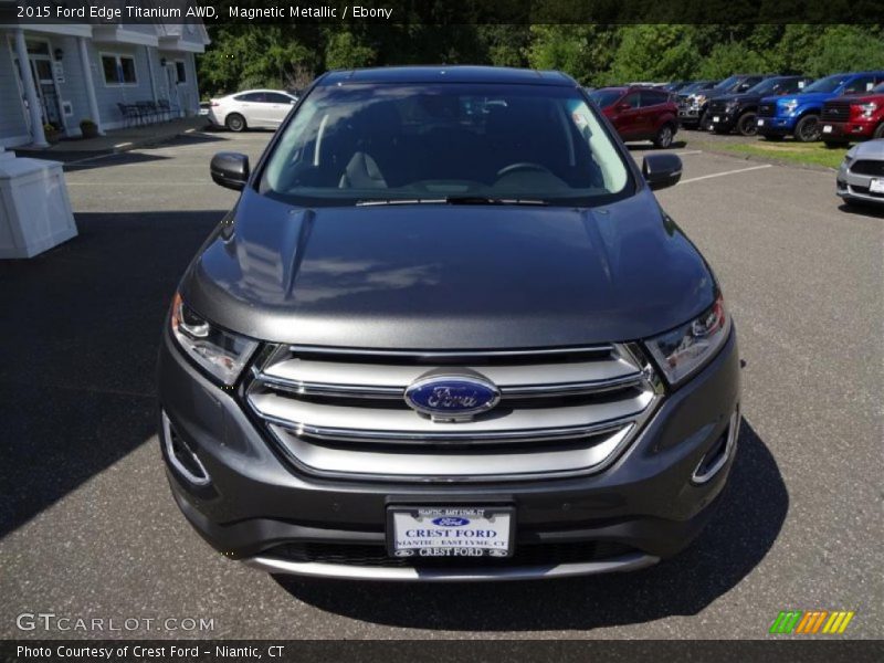 Magnetic Metallic / Ebony 2015 Ford Edge Titanium AWD
