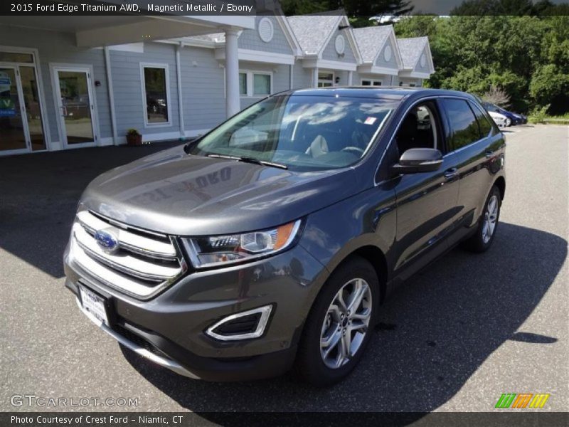 Magnetic Metallic / Ebony 2015 Ford Edge Titanium AWD