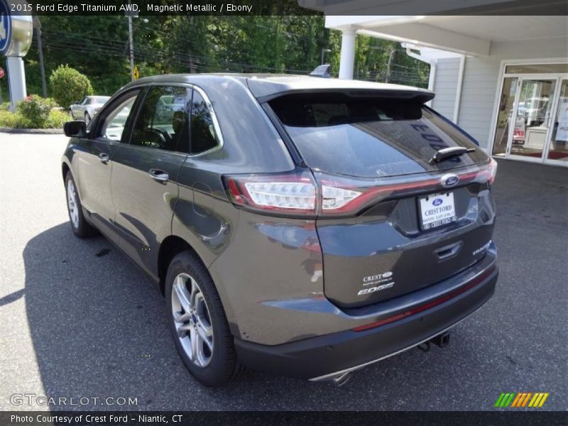 Magnetic Metallic / Ebony 2015 Ford Edge Titanium AWD