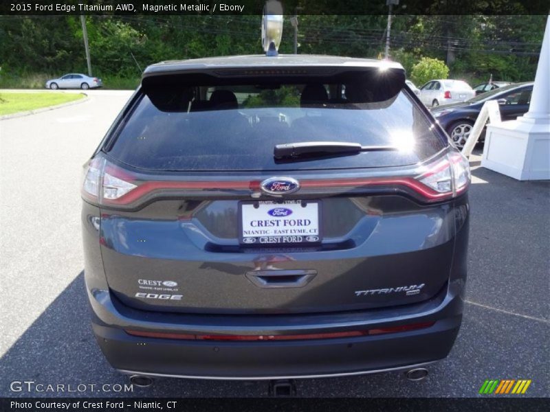 Magnetic Metallic / Ebony 2015 Ford Edge Titanium AWD