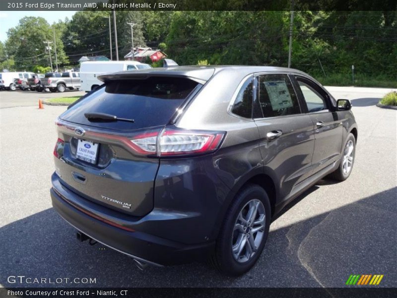 Magnetic Metallic / Ebony 2015 Ford Edge Titanium AWD