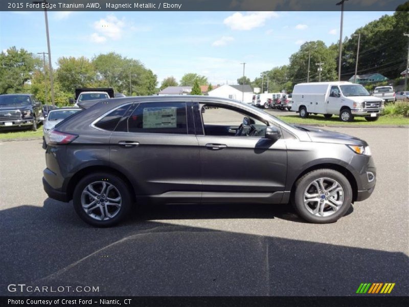 Magnetic Metallic / Ebony 2015 Ford Edge Titanium AWD